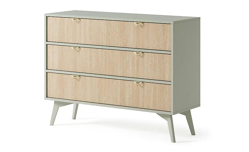 Kommode  Firr ¦ grün ¦ Maße (cm): B: 106 H: 80 Kommoden & Sideboards > Komm günstig online kaufen