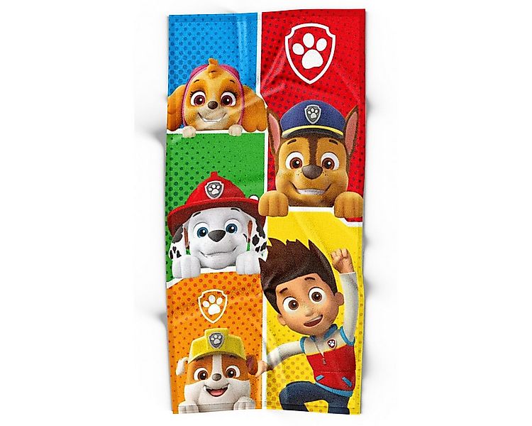 PAW PATROL Duschtuch Ryder & Friends Unisex Kinder, Frottee (1-St), Handtuc günstig online kaufen