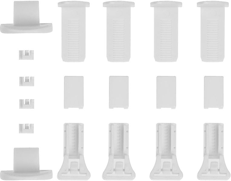 LICHTBLICK ORIGINAL Sichtschutzbefestigungen Zubehör-Set Ersatzteil-Set, Pl günstig online kaufen