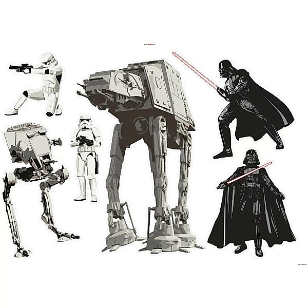 Komar Deko-Sticker Star Wars Doomed 100 x 70 cm günstig online kaufen