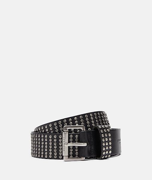 Liebeskind Berlin Ledergürtel Taillengürtel Breiter Nietengürtel aus Rindsl günstig online kaufen