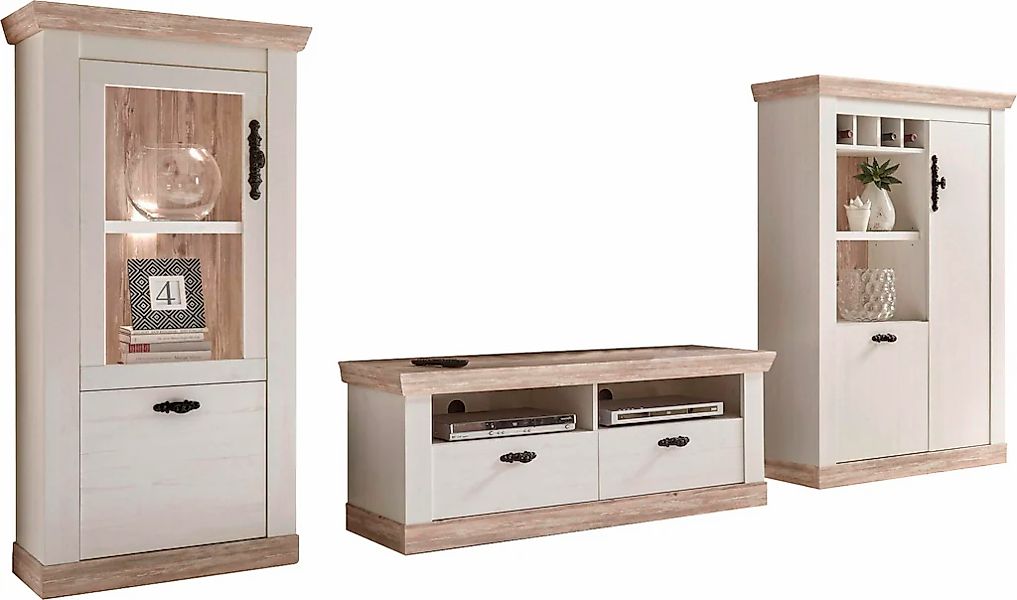 Home affaire Wohnwand "Florenz" 3 Stk. tlg. günstig online kaufen
