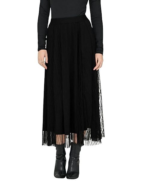ONLY Maxirock Maxi-Rock Fließender Stoff mit angenehmem Tragegefühl günstig online kaufen