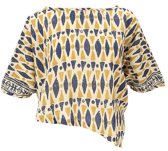Guru-Shop Longbluse Boho Blusentop, asymmetrische Basic.. günstig online kaufen