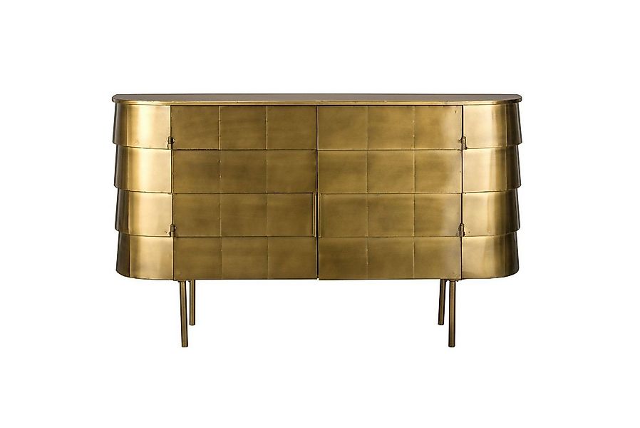 Dutchbone Sideboard Retro Hanna Metall Gold Art Déco - Altgold günstig online kaufen