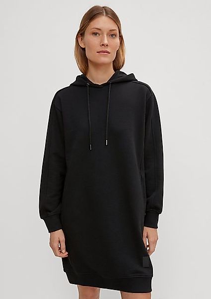 comma casual identity Minikleid Sweatkleid aus Baumwollmix Zierborte günstig online kaufen