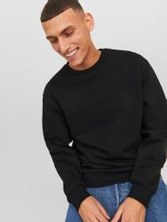 Jack & Jones Sweatshirt "JJEBRADLEY mit Rippbündchen für Alltag und Freizei günstig online kaufen