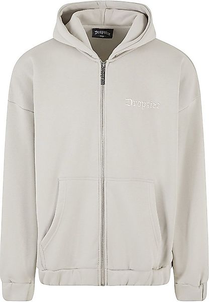 Dropsize Sweatjacke Dropsize Herren Super Heavy Oversize Blank Zip Hoodie günstig online kaufen