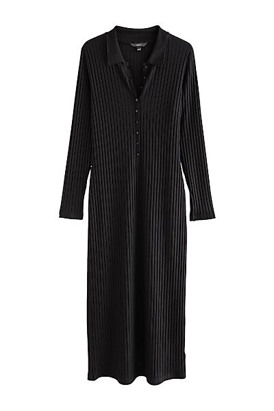 Next Maxikleid Langärmeliges Maxikleid mit Kragendetail günstig online kaufen