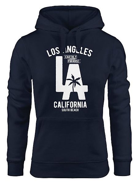 Neverless Hoodie Hoodie Damen Los Angeles California LA Palme Sweatshirt Ka günstig online kaufen