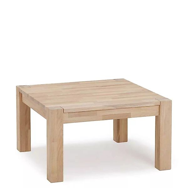Echtholztisch für Wohnzimmer Wildeiche Massivholz günstig online kaufen