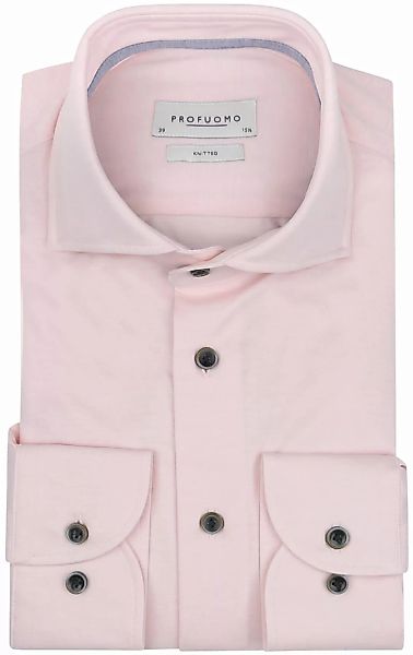 Profuomo Hemd Knitted Rosa - Größe 44 günstig online kaufen