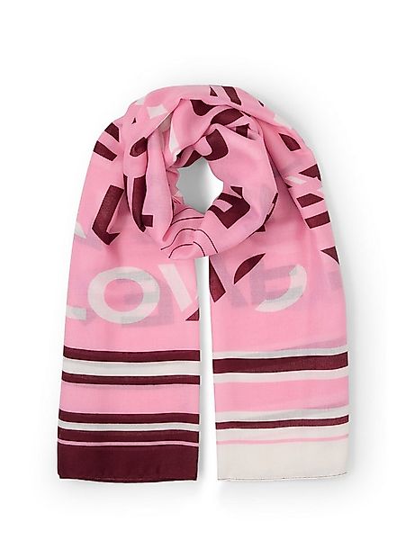 TOM TAILOR Denim Strickschal Accessoire, Schal mit Schriftzug günstig online kaufen