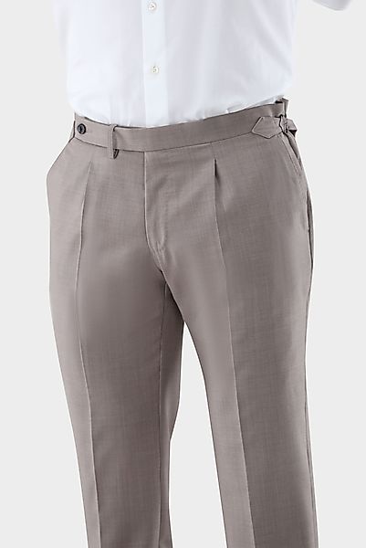 Hose aus Wolle mit Slim Leg günstig online kaufen