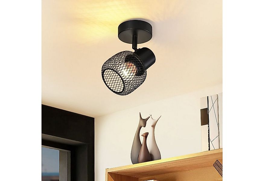 Nettlife Deckenstrahler 1/2/3/4 Flammig Schwarz Strahler, Schwenkbar 330°, günstig online kaufen