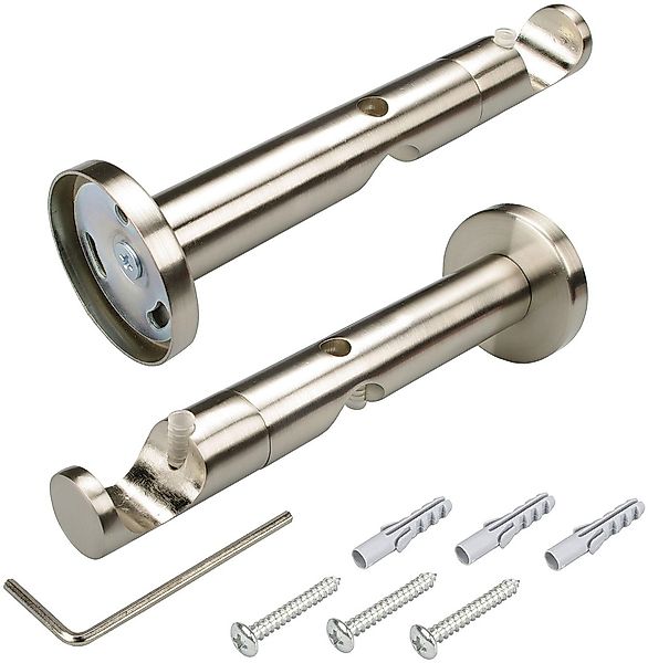 Liedeco Gardinenstange "CELKEGEL01SG2L" Ø 25 2-läufig Fixmaß 2-läufig im Fi günstig online kaufen