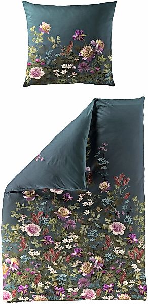 BIERBAUM Bettwäsche "5323" 2 Stk. Mako-Satin, 100 % Baumwolle, pflegeleicht günstig online kaufen