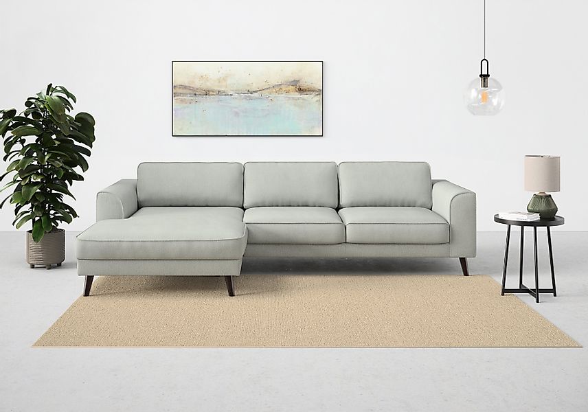 TRENDMANUFAKTUR Ecksofa "Lumber Jack, elegantes Designsofa, zeitlos modern, günstig online kaufen