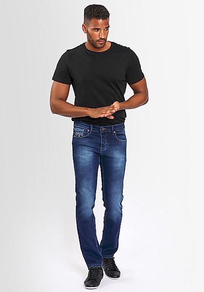 Alessandro Salvarini Straight-Jeans mit Knopfleiste A. günstig online kaufen