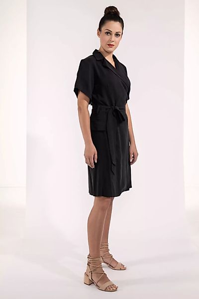 Kurzes Kleid, Wickelkleid Ausgestellt Blazerkleid günstig online kaufen