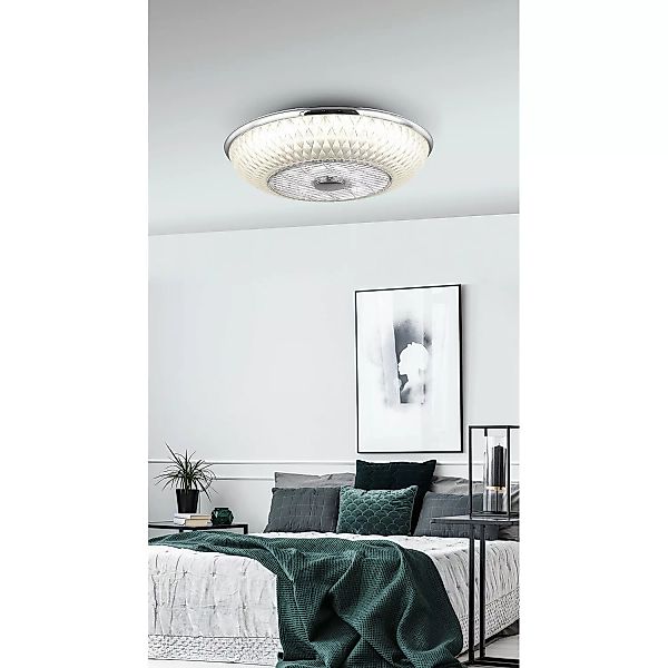 home24 LED-Deckenventilator Rosario II günstig online kaufen