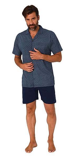 Normann Pyjama Herren kurzarm Schlafanzug Shorty günstig online kaufen