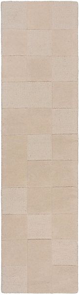 FLAIR RUGS Wollteppich "Checkerboard, Schachbrettmuster" rechteckig 10 mm H günstig online kaufen