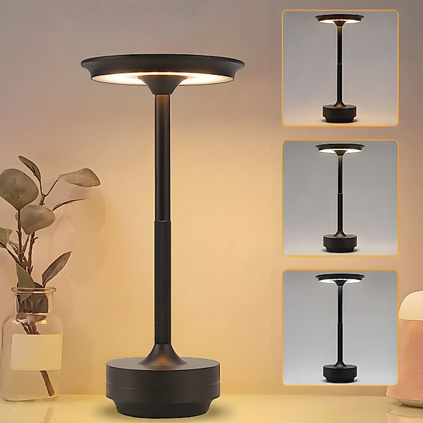 Nettlife LED Tischleuchte Tischlampe Kabellos Nachttischlampe günstig online kaufen