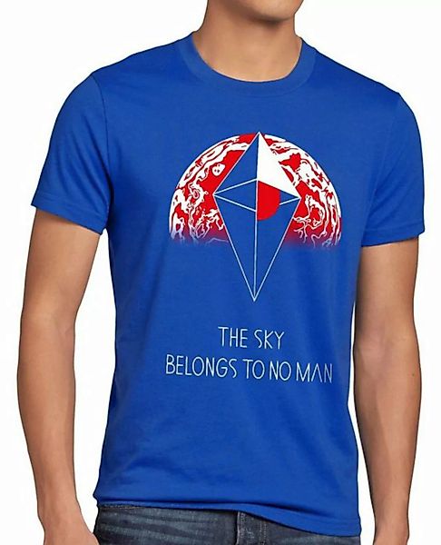 style3 Print-Shirt Herren T-Shirt Sky belongs no man open world game weltra günstig online kaufen
