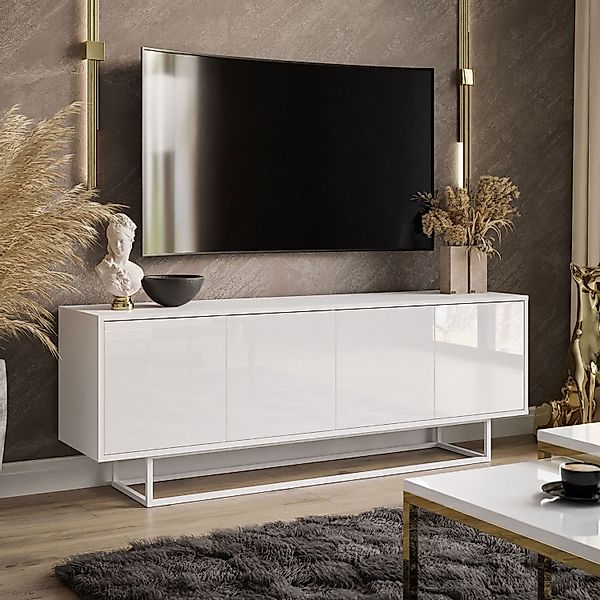 Lookway TV-Schrank SANAYI in Weiß Hochglanz günstig online kaufen
