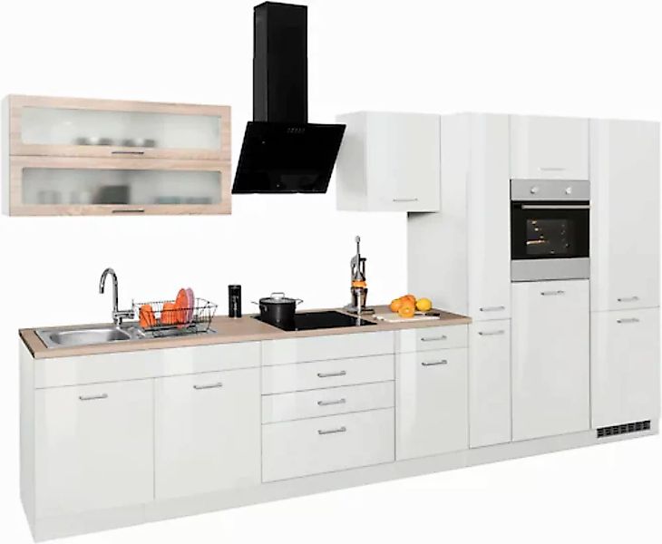 KOCHSTATION Küchenzeile »KS-Utah«, ohne E-Geräte, Breite 380 cm günstig online kaufen