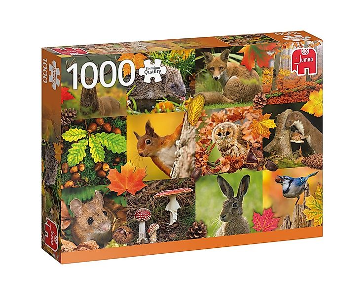 Jumbo Spiele Puzzle Tiere im Herbst 1000 Teile Puzzle, 1000 Puzzleteile, Ma günstig online kaufen