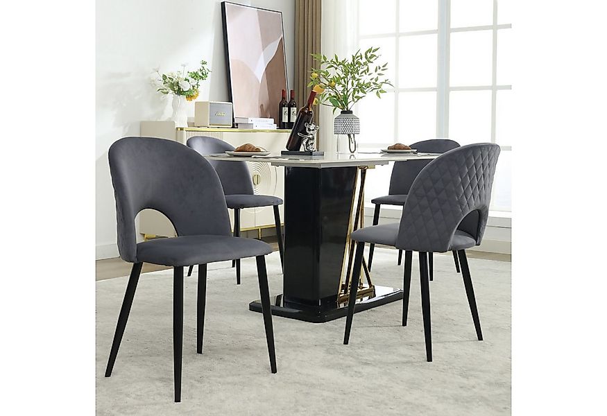 Flieks Esszimmerstuhl (Set, 4 St), 4er Set Polsterstühle Wohnzimmerstuhl Sa günstig online kaufen