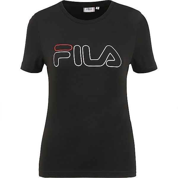Fila Ladan Kurzarm Rundhalsausschnitt T-shirt L Black günstig online kaufen