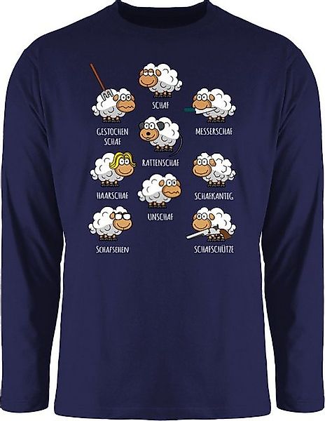 Shirtracer Rundhalsshirt Schafe Schäfchen Schäfer Schaf Sheep Schafbauer Lu günstig online kaufen