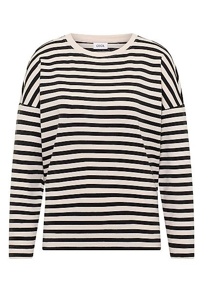 CECIL Langarmshirt - gestreiftes Longsleeve CECIL Full-needle Stripe T-Shir günstig online kaufen