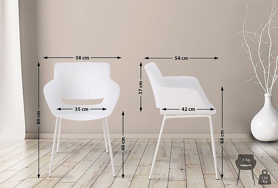 CLP Esszimmerstuhl Alpena, wetterfest und UV-beständig günstig online kaufen