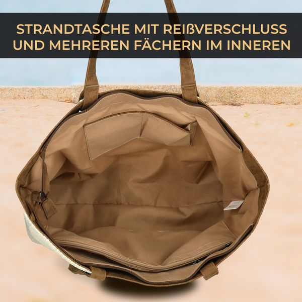 Enrico Benetti Strandtasche Badetasche mit Reißverschluss günstig online kaufen