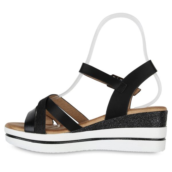 VAN HILL 840958 Plateausandaletten Damen Plateau günstig online kaufen