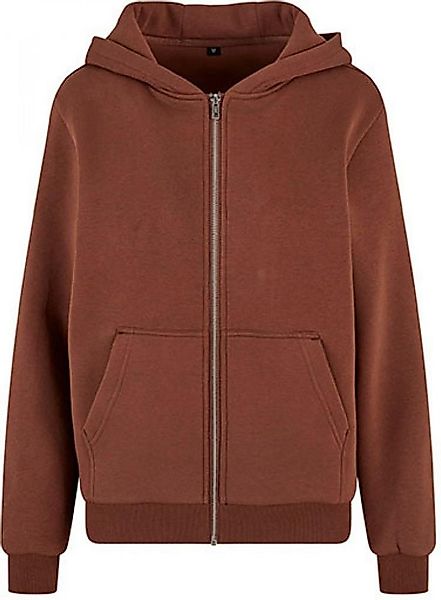 Build Your Brand Kapuzensweatjacke Damen Fluffy Zip Hoody Kapuzenjacke günstig online kaufen