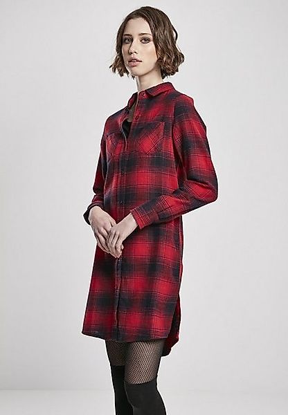 URBAN CLASSICS Shirtkleid "Urban Classics Damen Ladies Check Shirt Dress", günstig online kaufen