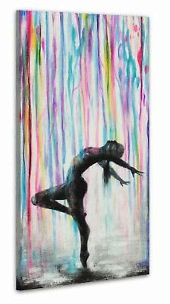 YS-Art™ "Gemälde Acryl ""Anmut"" handgemalt auf Leinwand 115x50 cm" bunt Gr günstig online kaufen