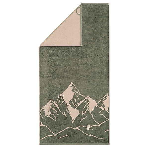 Cawö Handtücher Alpenchic Edition Berge 6269 - Farbe: zirbe - 43 - Gästetuc günstig online kaufen