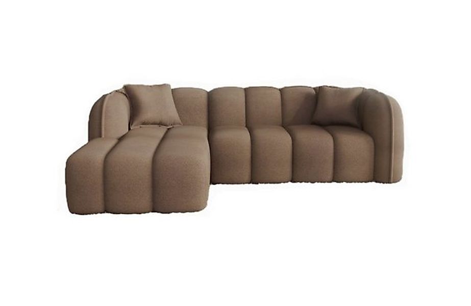Sofa Dreams Polsterecke Miramar L Form kurz 4-Sitzer, 3 verschiedene Stoffb günstig online kaufen