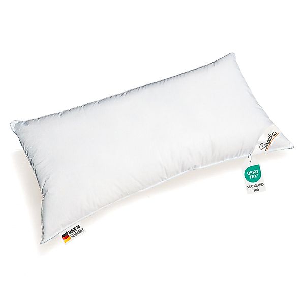 Kopfkissen Kissen 60° Wäsche Baumwollbezug Klimafaser 40x80 Allergiker günstig online kaufen