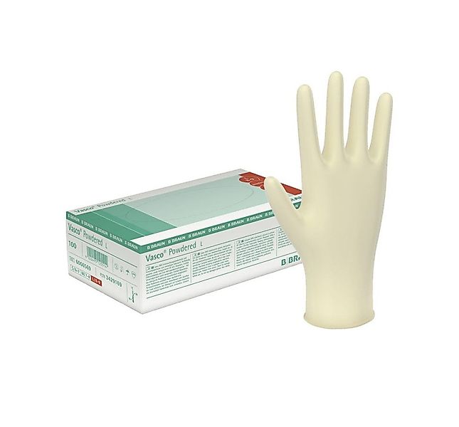 B. Braun Latexhandschuhe Vasco powdered Untersuchungshandschuhe günstig online kaufen