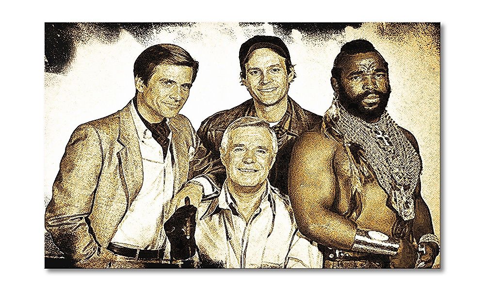 WandbilderXXL Leinwandbild Das A Team, (1 günstig online kaufen