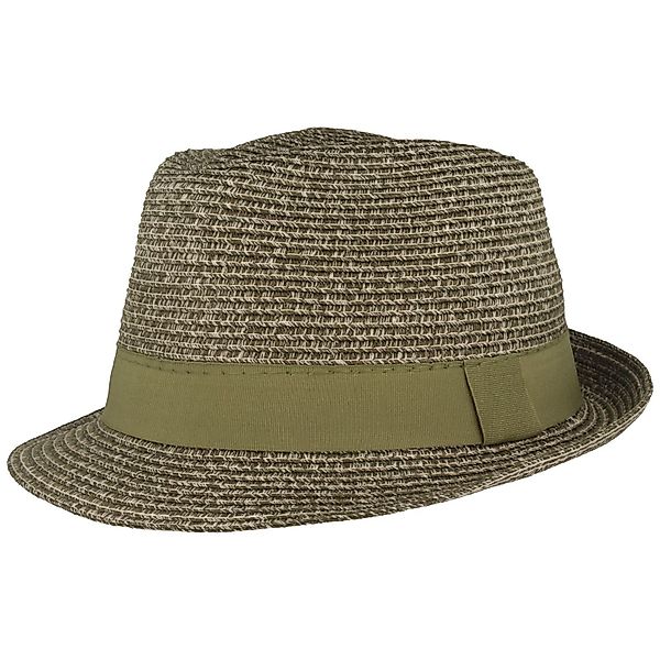 Breiter Strohhut knautschbarer Trilby aus Baumwollmix günstig online kaufen