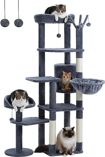 Purpurra Kratzbaum Katzenturm mit großer Hängematte günstig online kaufen