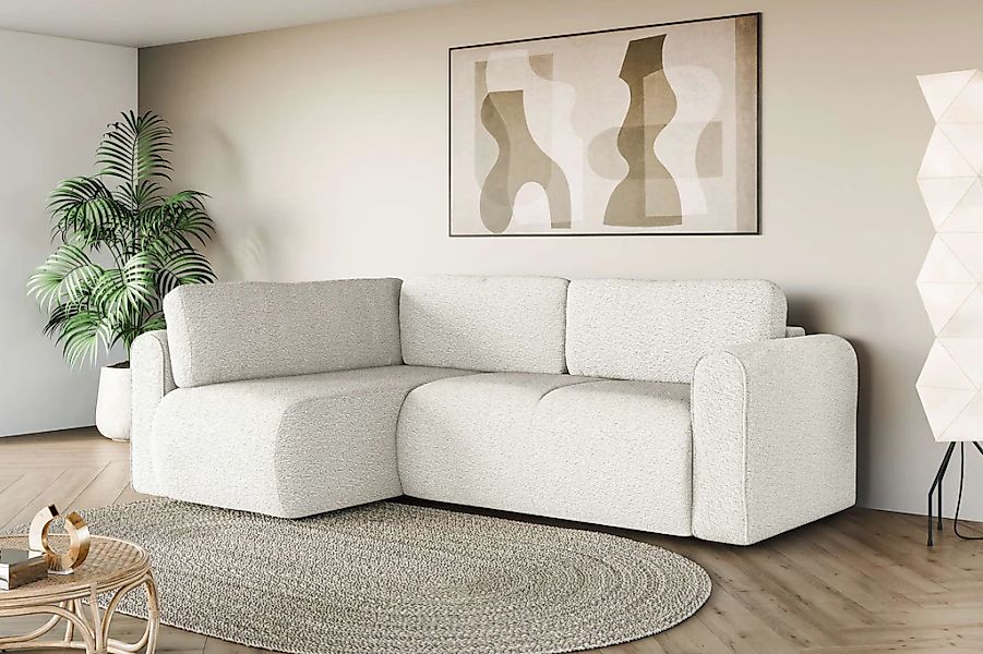 INOSIGN Ecksofa "Zacharia wahlweise Schlafsofa mit Bettkasten, B/T/H 250/16 günstig online kaufen